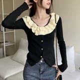 ブラック | ニットセーター Vネック レディース | LTL