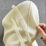 ニットパンツ リブニット ワイドパンツ | LTL | 詳細画像11