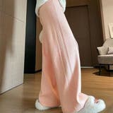 ニットパンツ リブニット ワイドパンツ | LTL | 詳細画像17