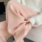 ニットパンツ リブニット ワイドパンツ | LTL | 詳細画像18