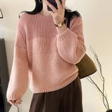 ピンク | ニットセーター カラーグラデーションニット レディース | LTL