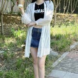 シアーカーディガン秋でもUV対策 シフォンカーディガン 9分袖カーディガン | LTL | 詳細画像14 
