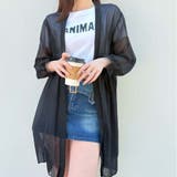 シアーカーディガン秋でもUV対策 シフォンカーディガン 9分袖カーディガン | LTL | 詳細画像24 