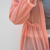 シアーカーディガン秋でもUV対策 シフォンカーディガン 9分袖カーディガン | LTL | 詳細画像39 