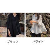 シャツ 秋服ブラウス Vネック | LTL | 詳細画像2
