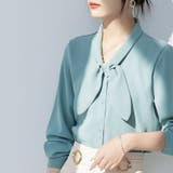 シャツ レディース リボン付きシャツ | LTL | 詳細画像13