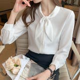 シャツ レディース リボン付きシャツ | LTL | 詳細画像6