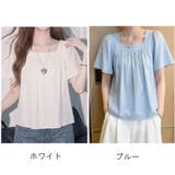 夏新作 フレンチ袖 ブラウス | LTL | 詳細画像2
