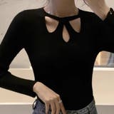 ニットトップス ツイスト ラウンドネック | LTL | 詳細画像9