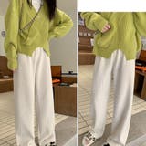 ワイドパンツ レディース 裏起毛パンツ | LTL | 詳細画像3