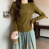 Tシャツ レディース 丸首 | LTL | 詳細画像9