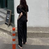ワイドパンツ タックワイドパンツ スラックス | LTL | 詳細画像10