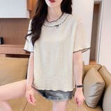 ベージュ | 夏服Tシャツ レディース トップス | LTL