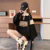 秋物新作 長袖カジュアルトレーナ パーカー | luby | 詳細画像5