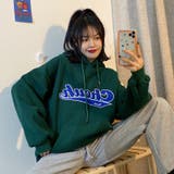 長袖カジュアルパーカー 裏起毛 トレーナ | luby | 詳細画像2 