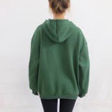 長袖カジュアルパーカー 裏起毛 トレーナ | luby | 詳細画像6 