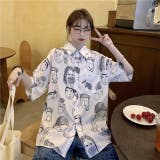春夏新作 半袖 柄シャツ Tシャツ トップス カットソー 韓国ファッション | luby | 詳細画像2 