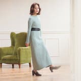 秋冬物 リブニットロングワンピース 長袖ロングワンピース | luby | 詳細画像17