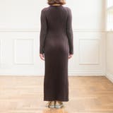 秋冬物 リブニットロングワンピース 長袖ロングワンピース | luby | 詳細画像22
