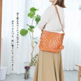 ズッケロ フィラートカウレザーメッシュショルダーバッグ | Lumie | 詳細画像9