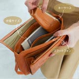 ズッケロフィラート カウレザーお財布ショルダーバッグ | Lumie | 詳細画像19