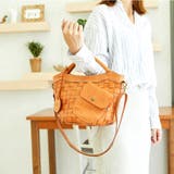 ブラウン | ズッケロ フィラートカウレザーメッシュ2wayハンドバッグ | Lumie