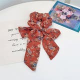 フラワーリボンシュシュ 【ヘアアクセサリー アクセサリー | LUPIS | 詳細画像4 