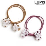 パールリボン3連ヘアゴム【ヘアアクセサリー】 | LUPIS | 詳細画像1 