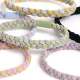 編み込みバイカラーヘアゴム【ヘアアクセサリー】 | LUPIS | 詳細画像4 