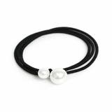 ブラック | ツインパールヘアゴム | LUPIS