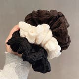 エンボスギャザーシュシュ【ヘアアクセサリー】 | LUPIS | 詳細画像3 