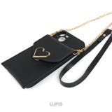 ショルダー×カードポケット付きカクカクハートiPhoneケース≪iPhone13… | LUPIS | 詳細画像3