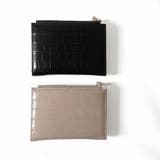 クロコ型押し2つ折りウォレット 【財布 小銭入れ | LUPIS | 詳細画像4 