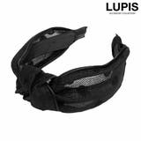 オーガンジードット柄ボリュームカチューシャ【ヘアアクセサリー】 | LUPIS | 詳細画像1