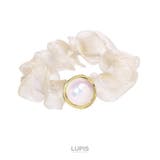 ベージュ | オーロラパールオーガンジーシュシュ | LUPIS