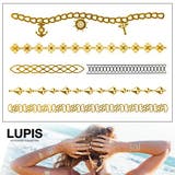 ゴールドフラッシュタトゥーシール | LUPIS | 詳細画像1