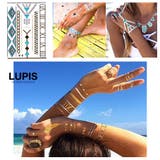 ターコイズチェーンローマンメタリックタトゥーシール | LUPIS | 詳細画像3 