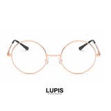 ゴールド | メタルフレーム丸メガネ【伊達メガネ メガネ レディース | LUPIS