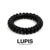 ブラックスプリングヘアゴム | LUPIS | 詳細画像1