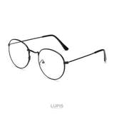 ブラック | クラシックオーバル 伊達メガネ【伊達メガネ だて眼鏡 | LUPIS