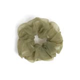 モスグリーン | オーガンジーボリュームシュシュ 【ヘアアクセサリー アクセサリー | LUPIS