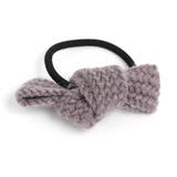 グレー | ニット編みリボンヘアゴム 【ヘアアクセサリー ヘアゴム | LUPIS