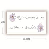 フラワー×英字タトゥーシール | LUPIS | 詳細画像3