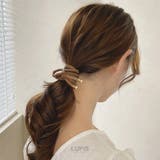 レザー調ワイヤーポニー【針金入り 巻きつけるだけ ヘアアクセサリー】 | LUPIS | 詳細画像12 