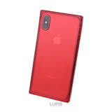 レッド | シンプルスクエアiPhone用ケース | LUPIS