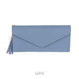 ブルー | タッセル三つ折り長財布 【財布 ウォレット | LUPIS