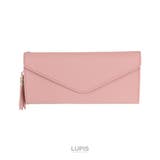 ピンク | タッセル三つ折り長財布 【財布 ウォレット | LUPIS