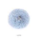 ブルー | シンプルカラーファーシュシュ【小ぶり ヘアアクセサリー】 | LUPIS