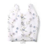 ブルー | オーガンジーフラワーチュールバッグ | LUPIS