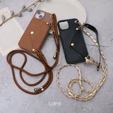 レザー調カードポケットショルダーiPhoneケース | LUPIS | 詳細画像8